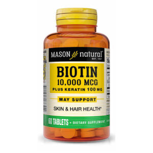 Biotin 10,000mcg Plus Keratin 100mg